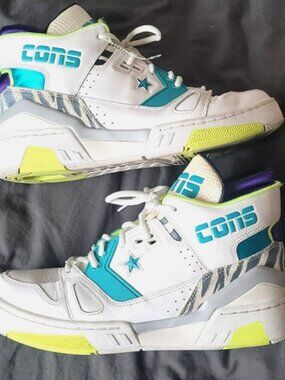 Converse Just Don x ERX-260 Mid Animal White Teal Size 8.5 Mens